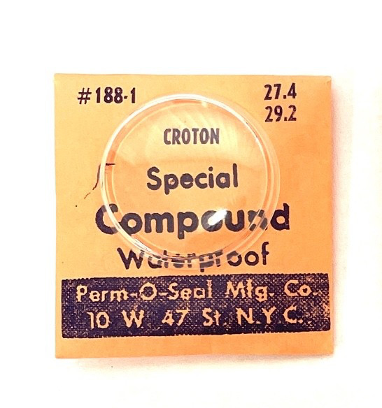 CROTON Special Compound Waterproof Acrylic Watch Crystals Various Types + Sizes