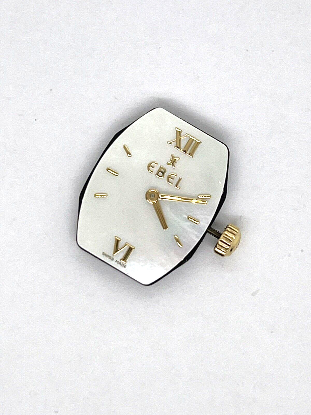 Ebel Beluga Quartz Watch Movement And Crystal 46100185 Working Condition
