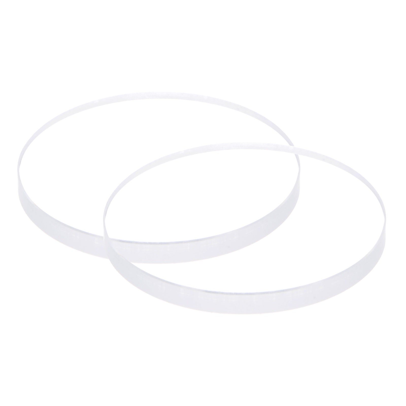 2pcs 28.5mmx3mm High Transmittance Watch Crystal Lens Glass Round Flat Mineral