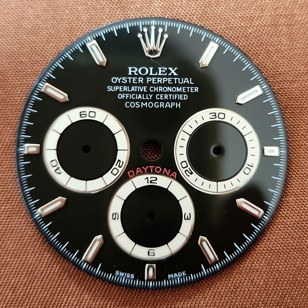 ROLEX Daytona 116500LN Black Dial Cosmograph Red Text Genuine Cal.4130 Part