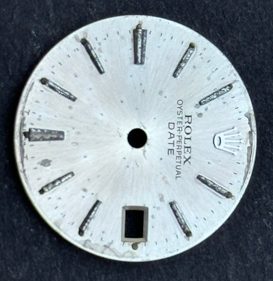 Vintage Rolex Oyster Perpertual Date Watch Dial For 26mm Case 6517 6519 6917