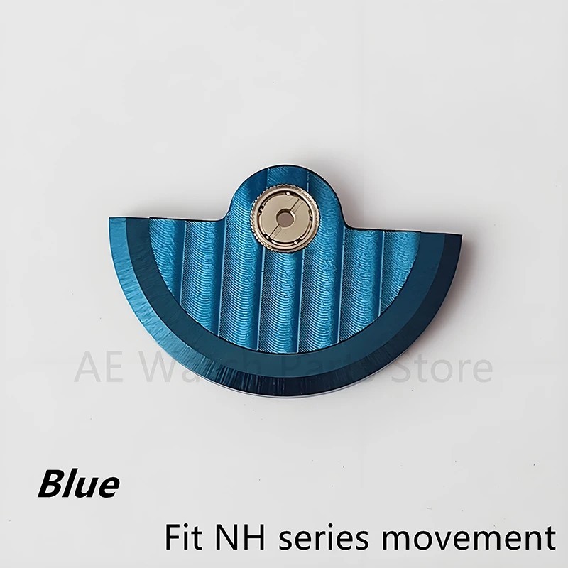Blue NH35 NH36 Watch Rotor Replacement Modification Accessory Movement Parts