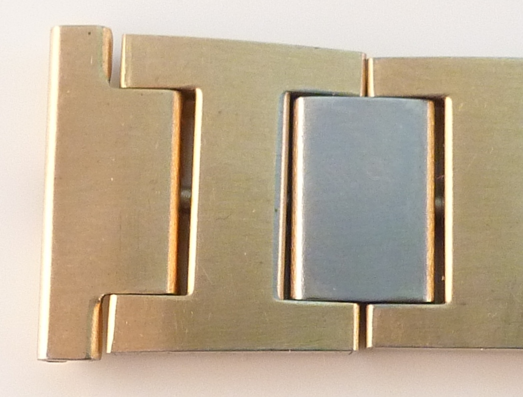 Vintage Stainless Steel & R.G.P. JB Champion Wristwatch Bracelet.
