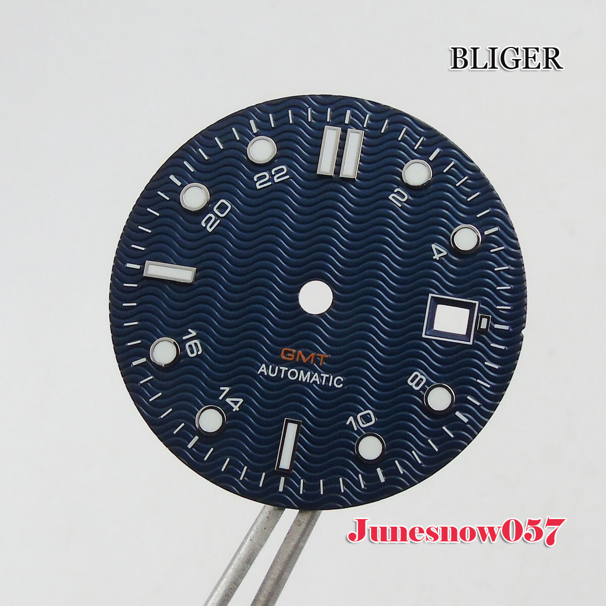 Bliger 31mm Men White/Blue/Black Watch Dial Fit NH34A MINGZHU 3804 GMT Movement