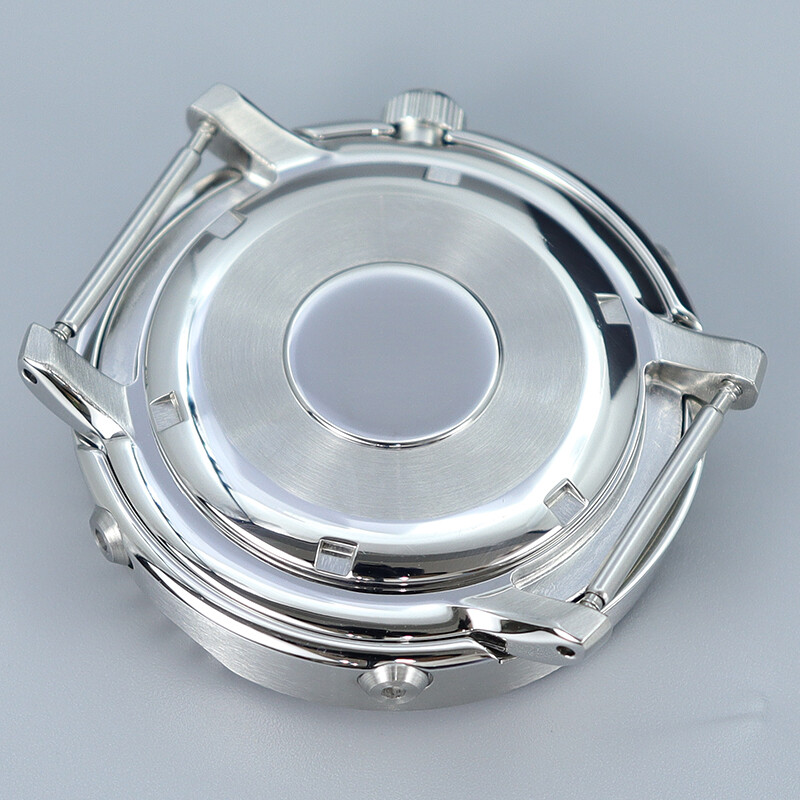 43.3mm Seiko Tuna Watch Case Parts Sapphire Glass For Seiko Nh35 Nh36/38Movement