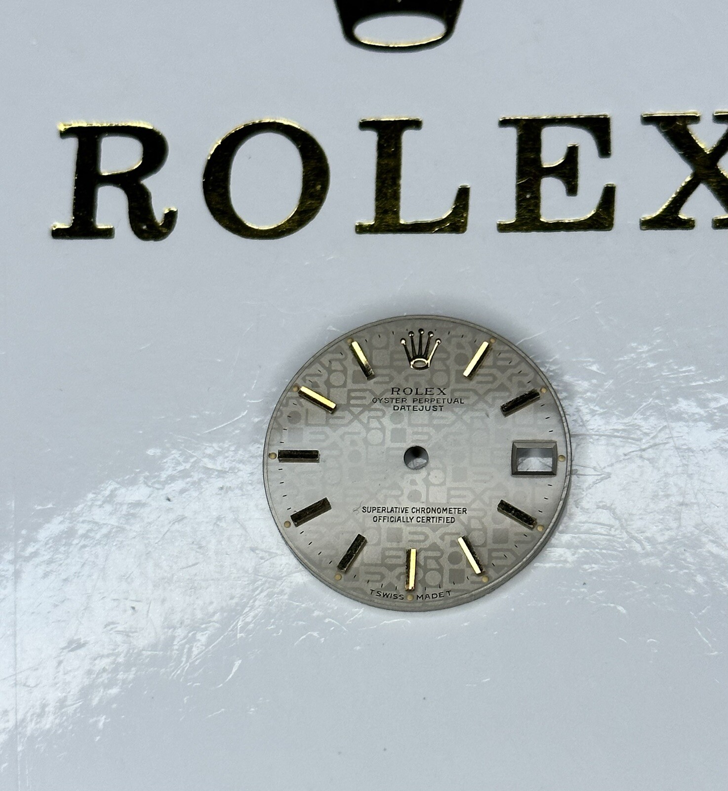Authentic Rolex Datejust 31mm Gold Jubilee Dial Pie Pan Genuine Mint Condition
