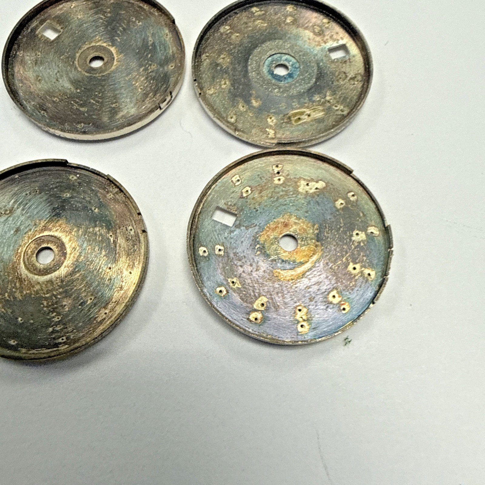 4 Rolex Date Silver Stick Dial’s For 26mm Watches Model 6917 6916 69178 e12192