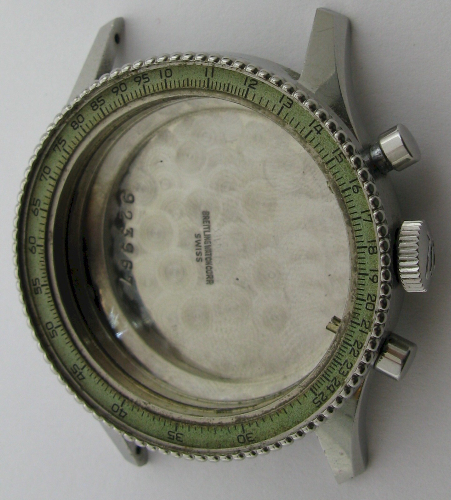 Breitling Navitimer 806 watch case in stainless steel for parts or project …