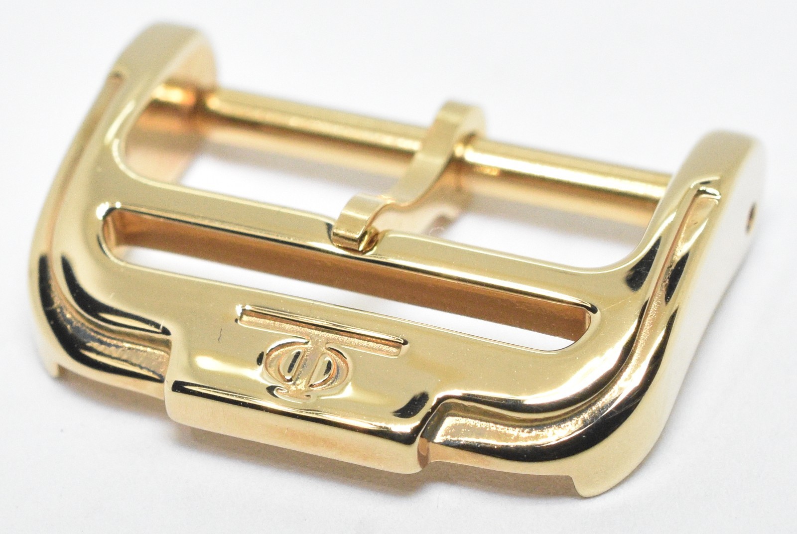 Baume & Mercier 16mm Gold Tone Watch Buckle Pin Tang Clasp