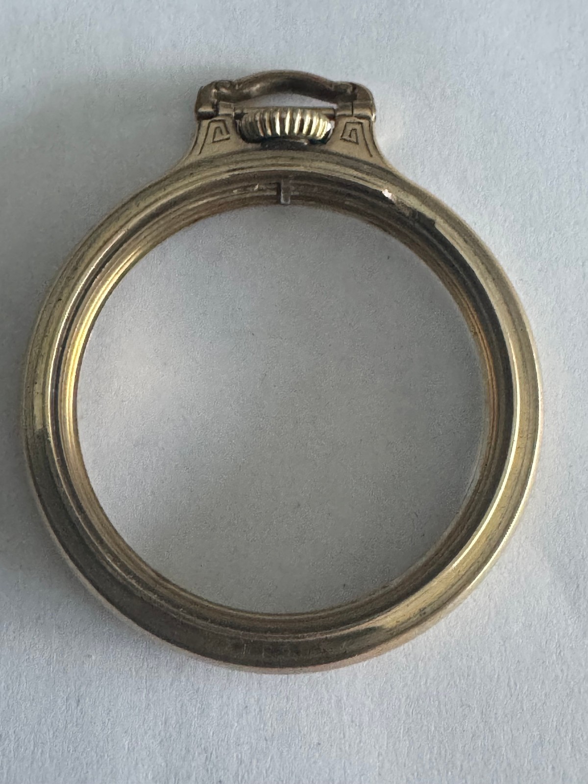VINTAGE 16 SIZE HAMILTON B.O.C MODEL 2 POCKET WATCH CASE BASE NO LIDS 10KY G.F.