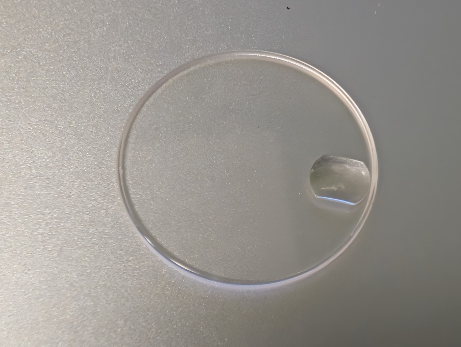 Genuine Rolex 25-246c Midsize Sapphire Crystal pre-owned, 25.3mm diameter Loupe