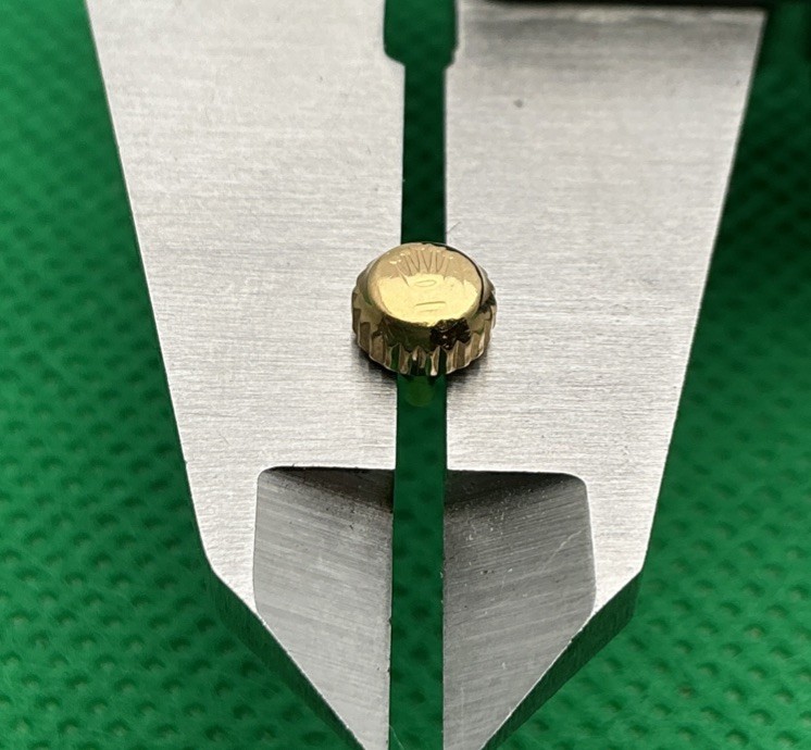 Genuine Rolex B24-530-8 18k Yellow Gold 5.3mm Winding Crown Refurbished (J16)