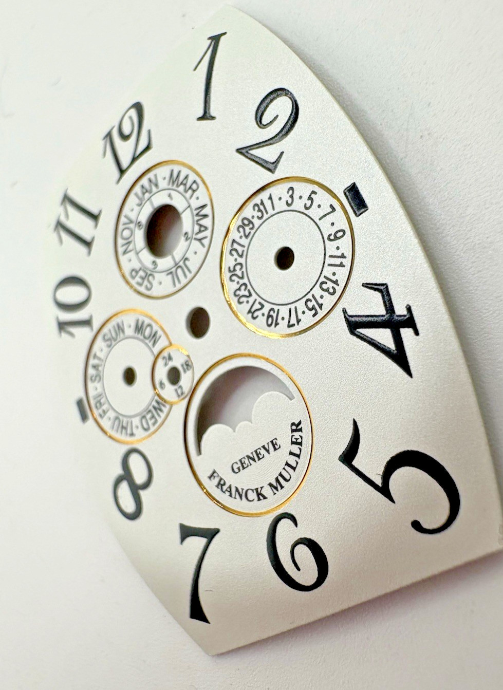 Franck Muller Curvex Master Calendar 5850 QP White Dial
