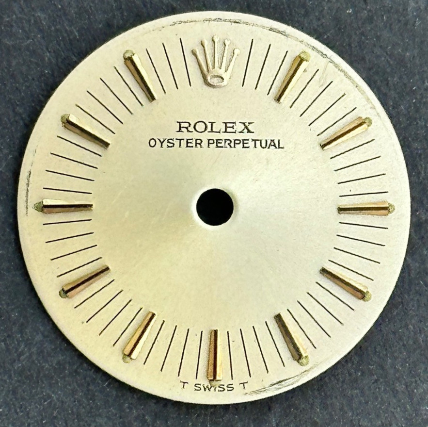 Vintage Rolex Ladies Oyster Perpetual Watch Dial For 24mm No Date
