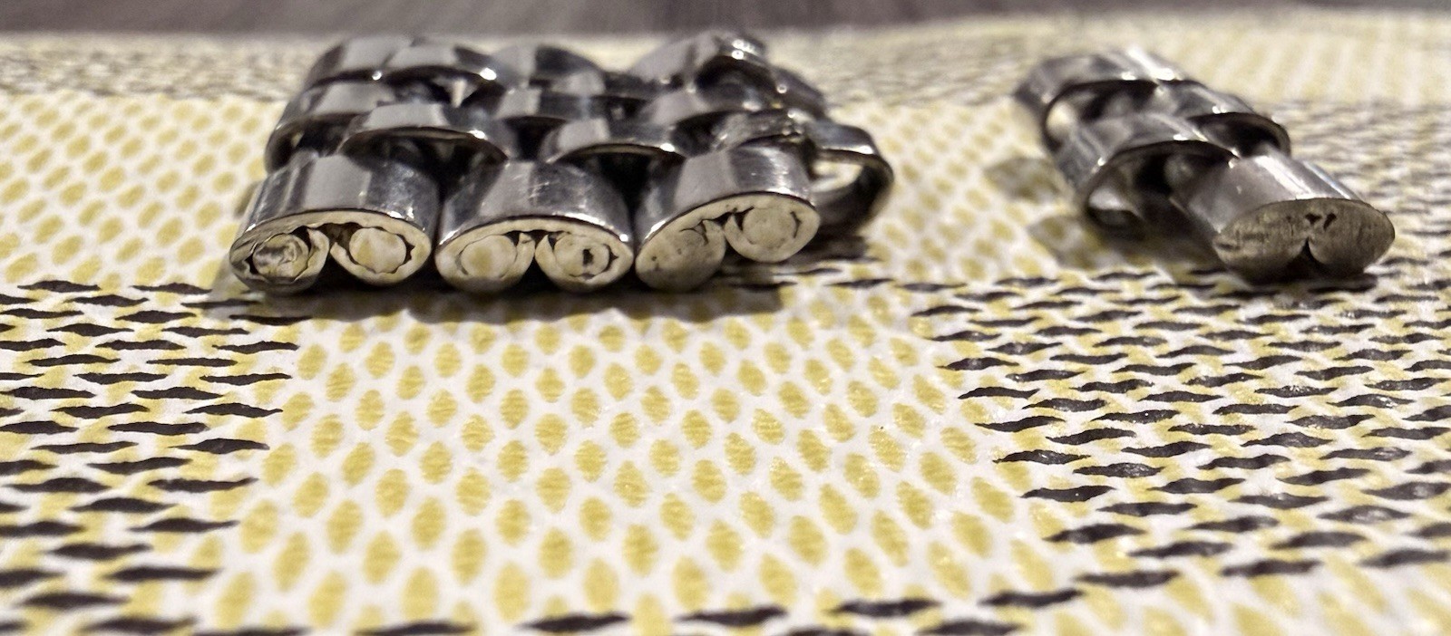 Rolex 6251H Folded Stainless Steel Jubilee Links (4 In Total)