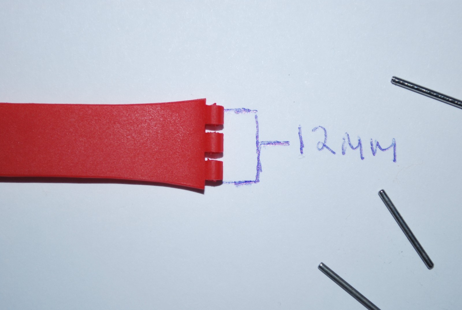 Swatch Watch 10 Metal Pins 5 For 17mm Straps 5 for 12mm Swatch Watch Circa 1990s