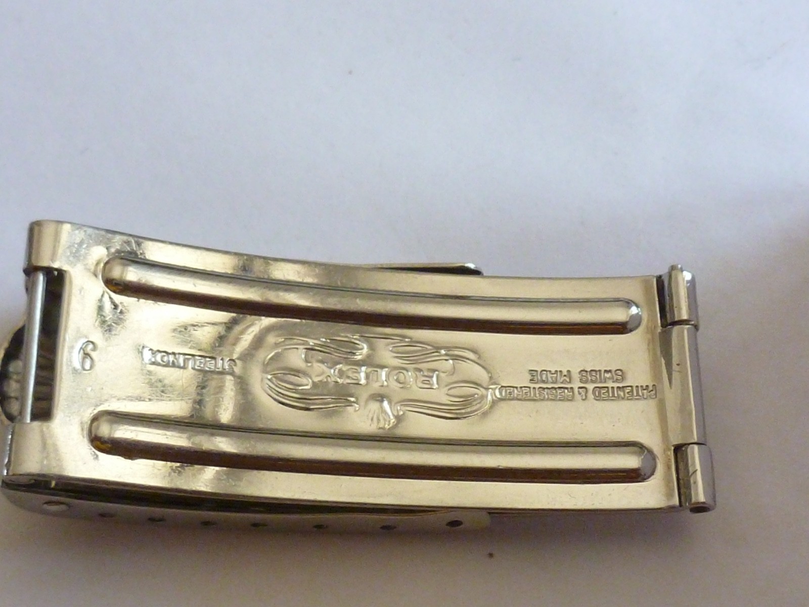 Rolex Big Crown 4.1966 Clasp 20mm Stainless Steel & for Vintage perfect
