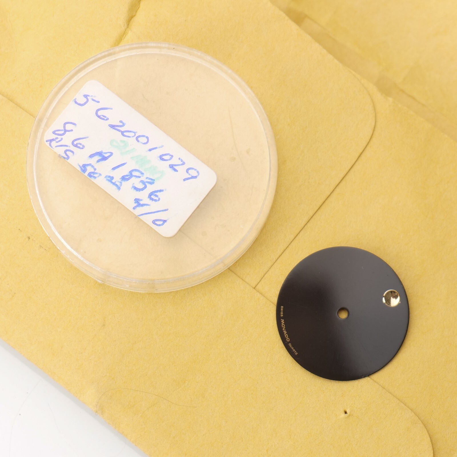 MOVADO 562001029 Black Museum Women’s Dial Part 86A1836 21mm NOS (N8D13)