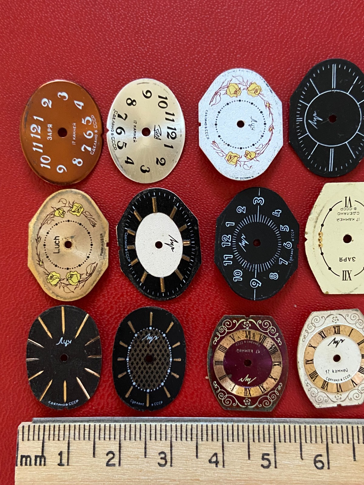 LOT of 15 Watch Faces Mixed Color Watch Vintage Dial Steam Punk