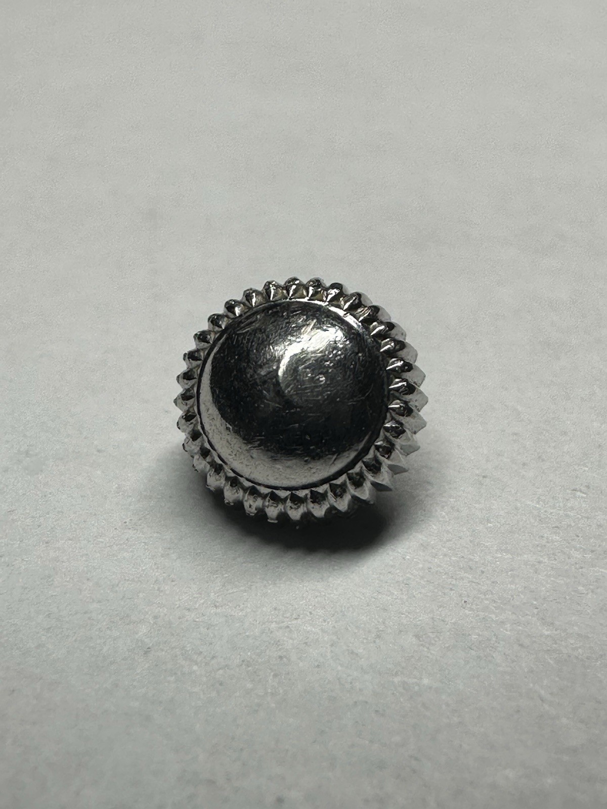 Unbranded Stainless Steel Watch Crown Round Top 5.5mm x 2mm