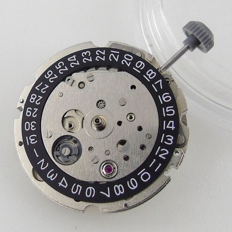 New edition 21 jewels miyota 8215 black window automatic mechanical movement