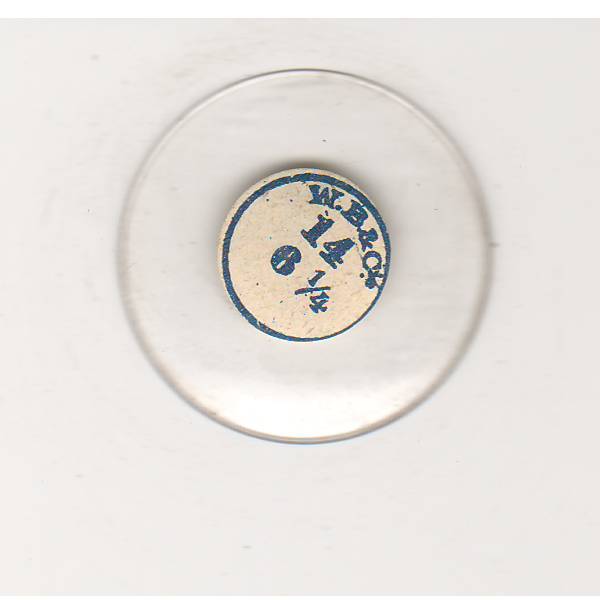 Vintage NOS Glass Crystal for Open Face Pocket Watch Case 14 Ligne Select a size