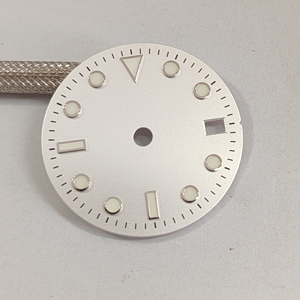 29MM Sunburst Dial No Logo GMT Dial Green Luminefor Japan NH34 Movement