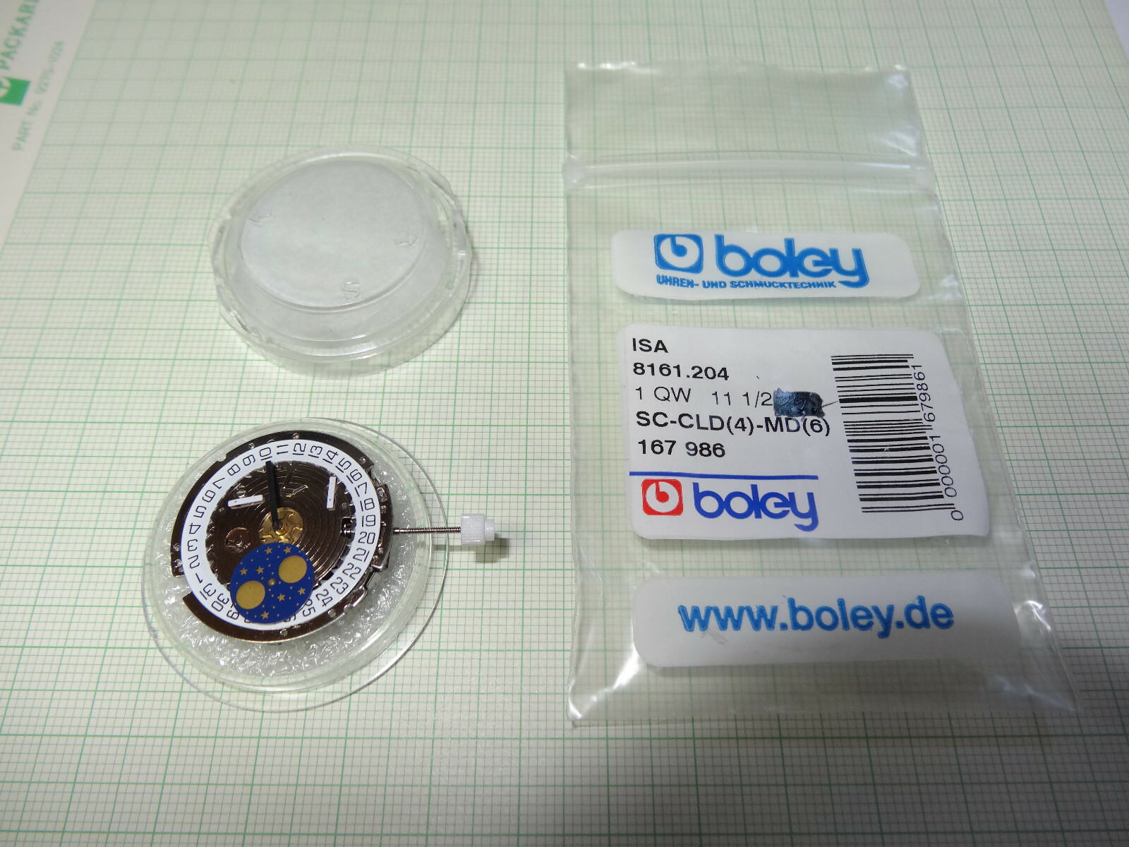 Kaliber Uhrwerk Boley Neu Caliber Movement