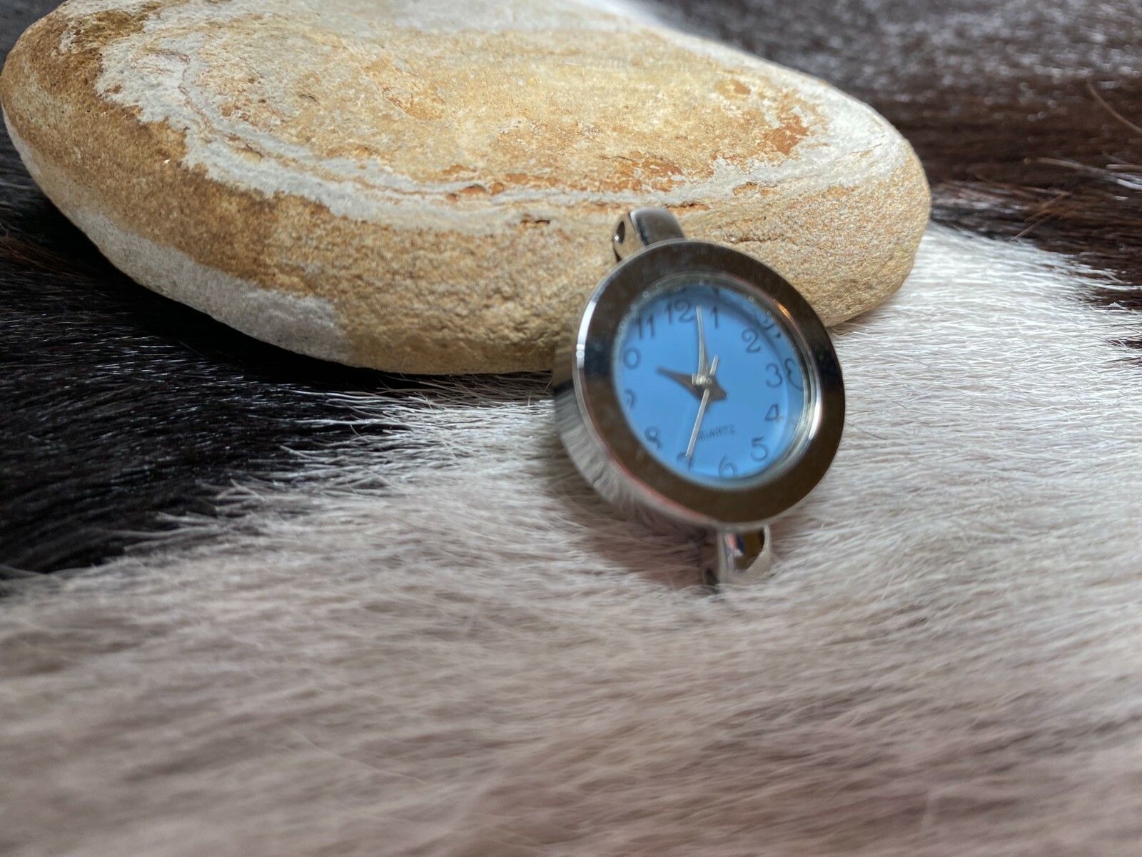 Beading Watch Faces for Jewelry making Blue Round 20 mm Jewelry Making