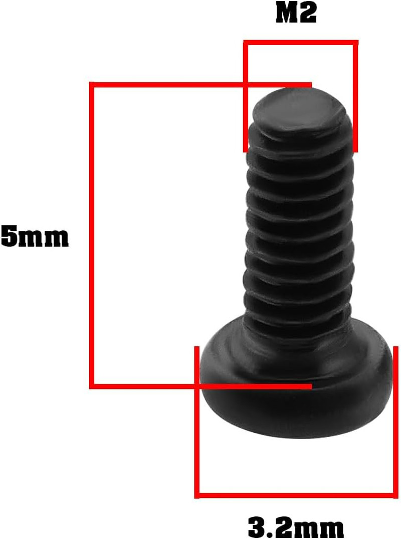 10Pcs Replacement Key Fob Screw M2 X 5Mm Screw Replacement Part 35116-SDA-A11