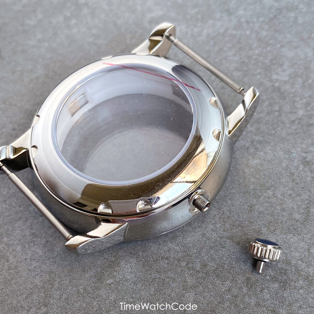 Retro Watch Case for NH35 NH36 NH38 ETA2824 2836 PT5000 Miyota8215 Sapphire 40MM