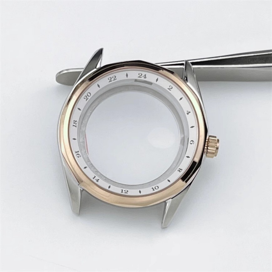 39mm NH35 Case 316L Steel Sapphire Glass Fit NH35/36/4R35/4R36 Movements