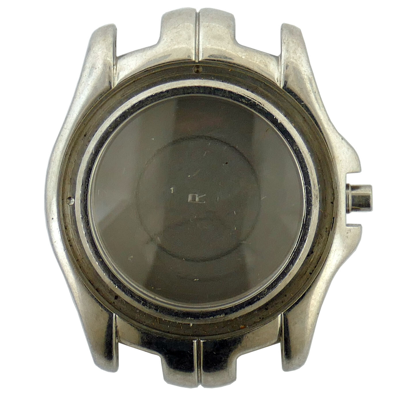 TAG HEUER WT1353 LINK STAINLESS STEEL MIDSIZE WATCH CASE FOR PARTS OR REPAIRS
