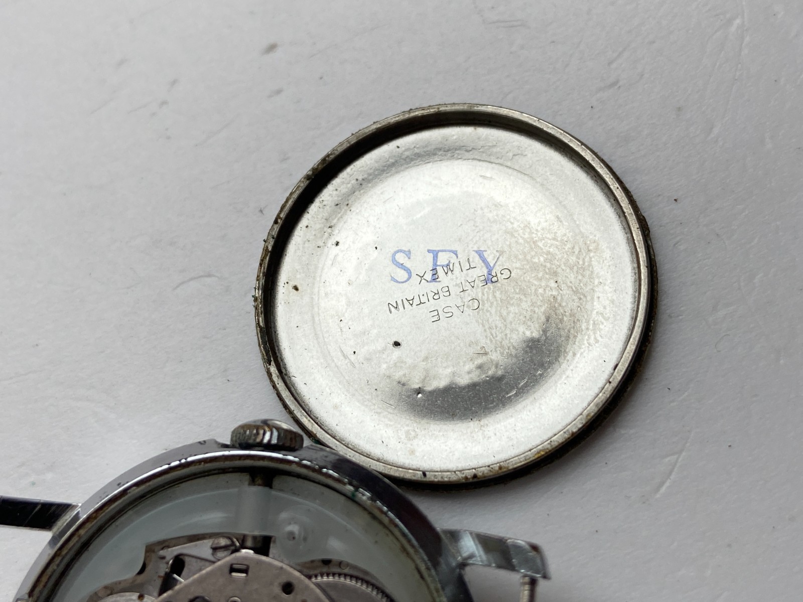 VINTAGE MEN WRIST WATCH SALE FOR PARTS TIMEX KELTON 1973 GREAT BRITAIN