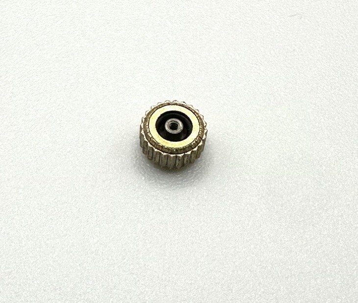 NOS Vintage King Seiko 5722-9000, 5722-9790 Yellow 5.5mm Crown Part 55W31NA1