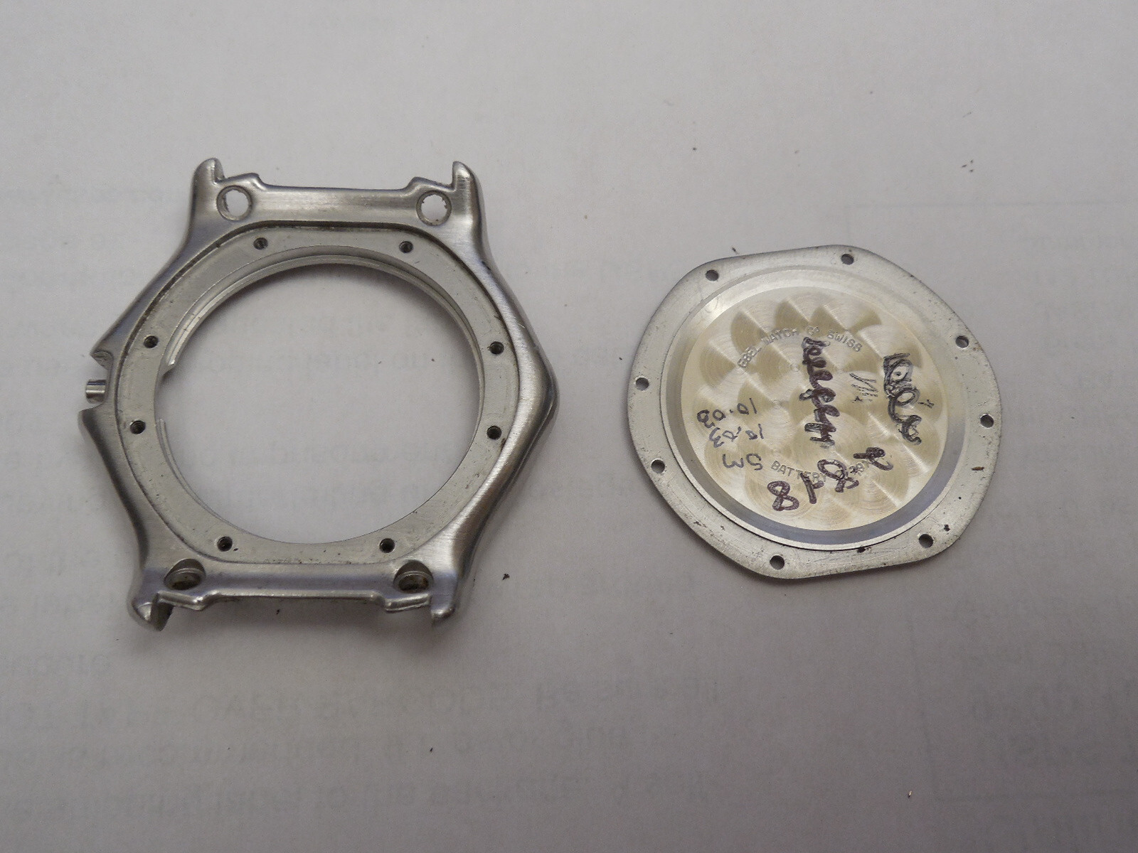 100% EBEL 38MM 1911 SENIOR MID CASE AND CASEBACK CASE BACK