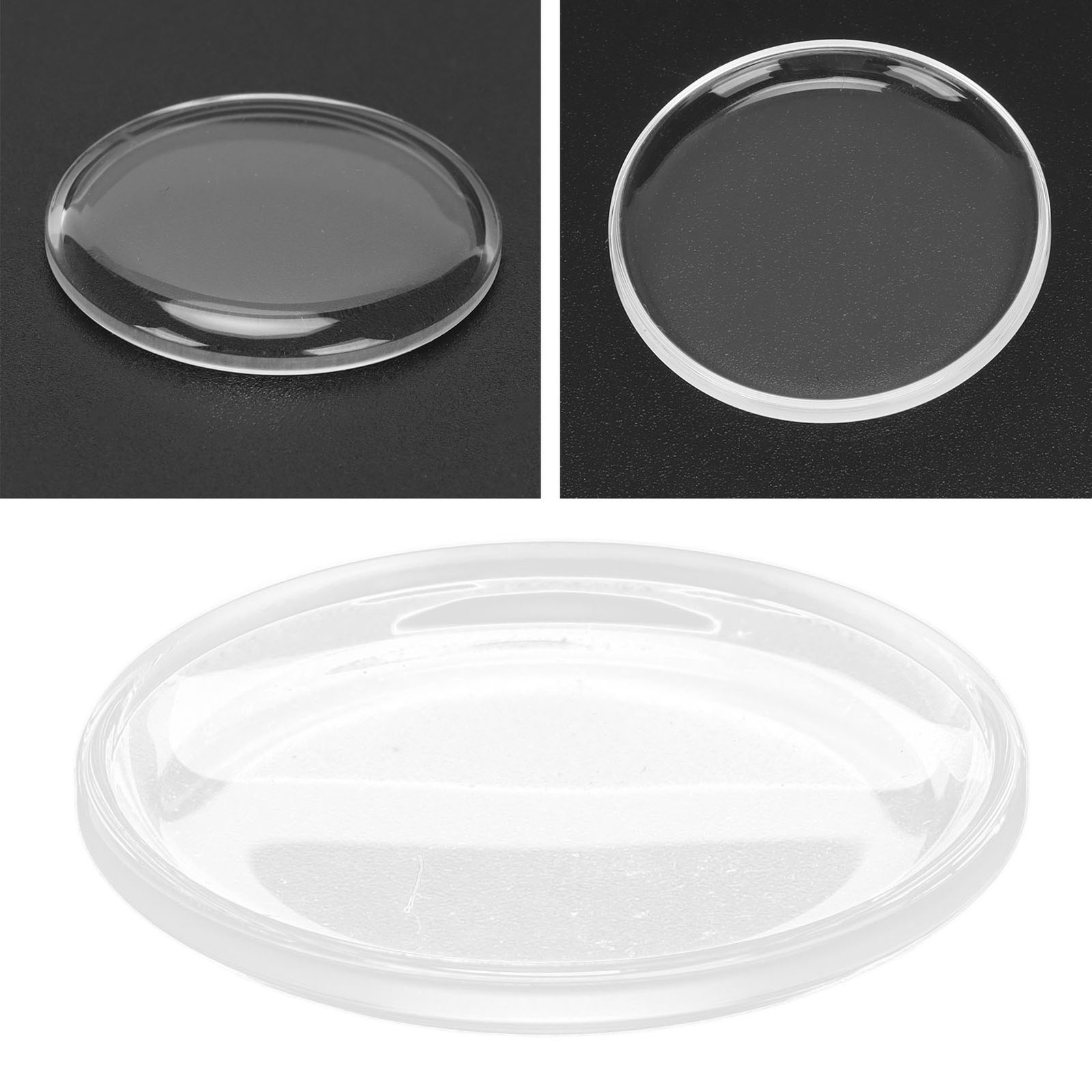 Watch Lens Waterproof Transparent 26.0-29.5mm Round Watch Crystal Lens Watch