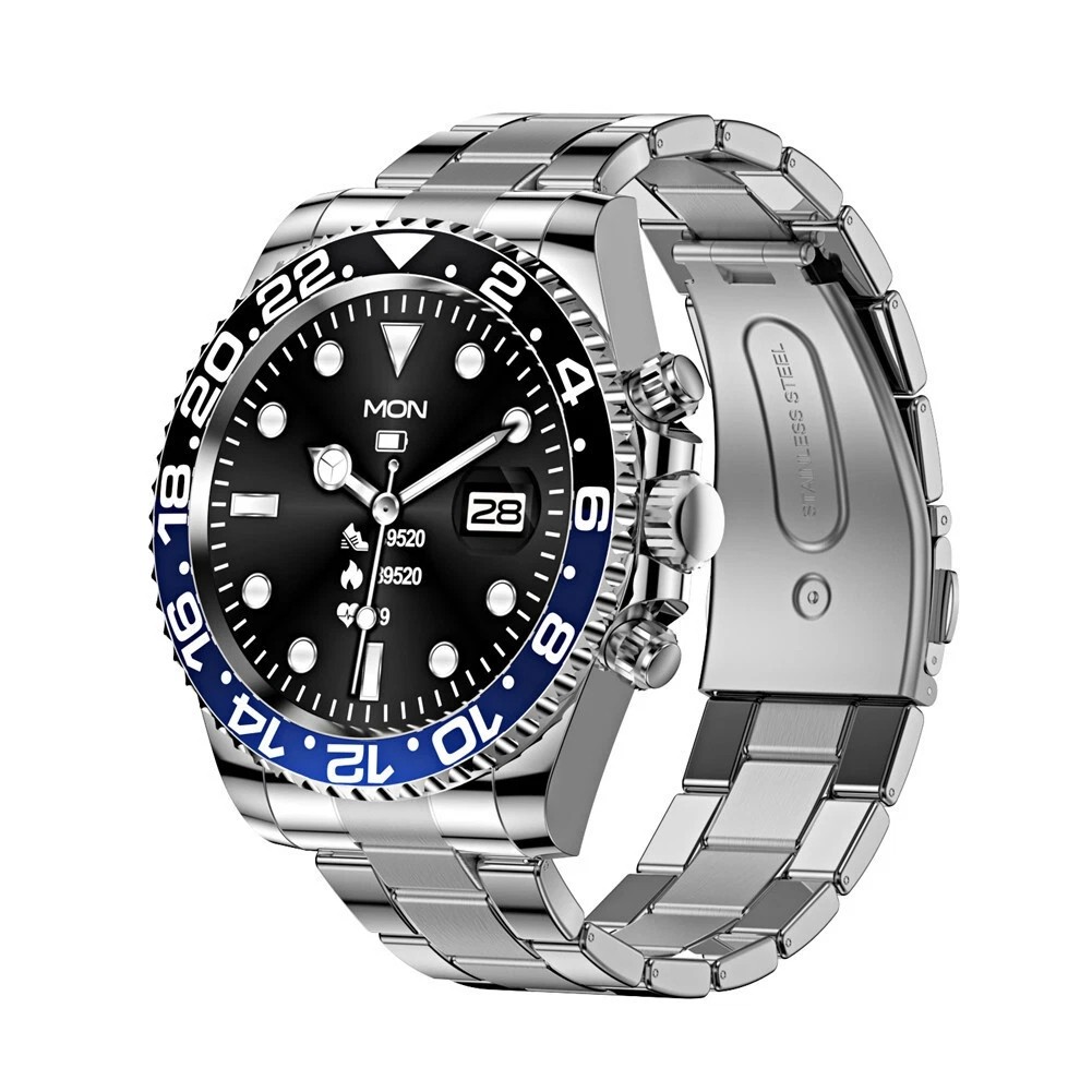 Smartwatch Men’s Watches Stainless Steel Fashion Luxury Watch Health Monitoring