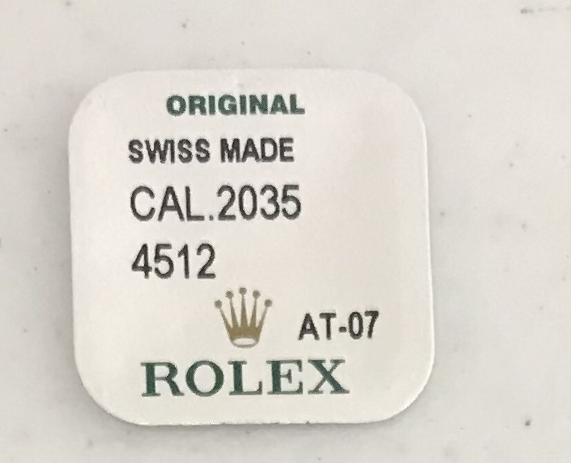 Rolex Cannon Pinion Calibre 2035 Part # 4512 – New Sealed Package