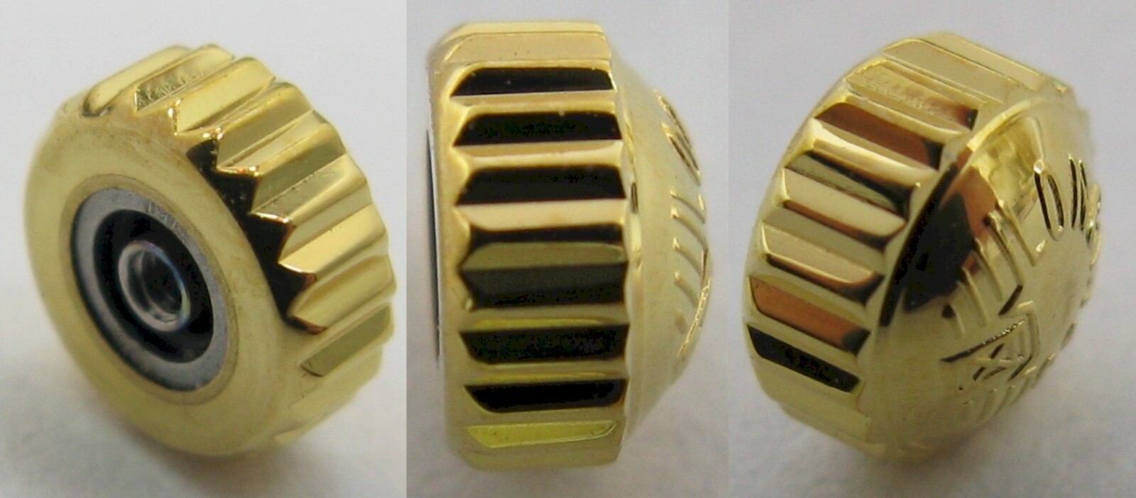 Longines crown in gold plated diameter 4.4 mm * Tap 10 *