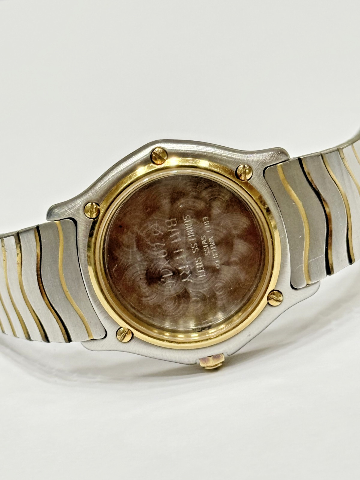 Ebel Sport Classic Watch 18190 Case & Bracelet Parts Gold & Steel Swiss 26mm