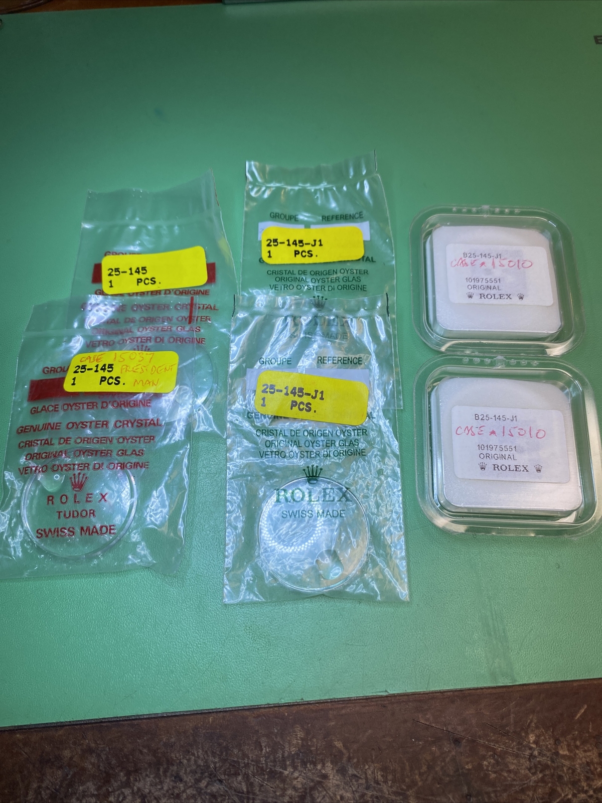 Authentic Rolex Oyster Crystal 25-145-J1 Plus 25-145. New In Bag Unopened