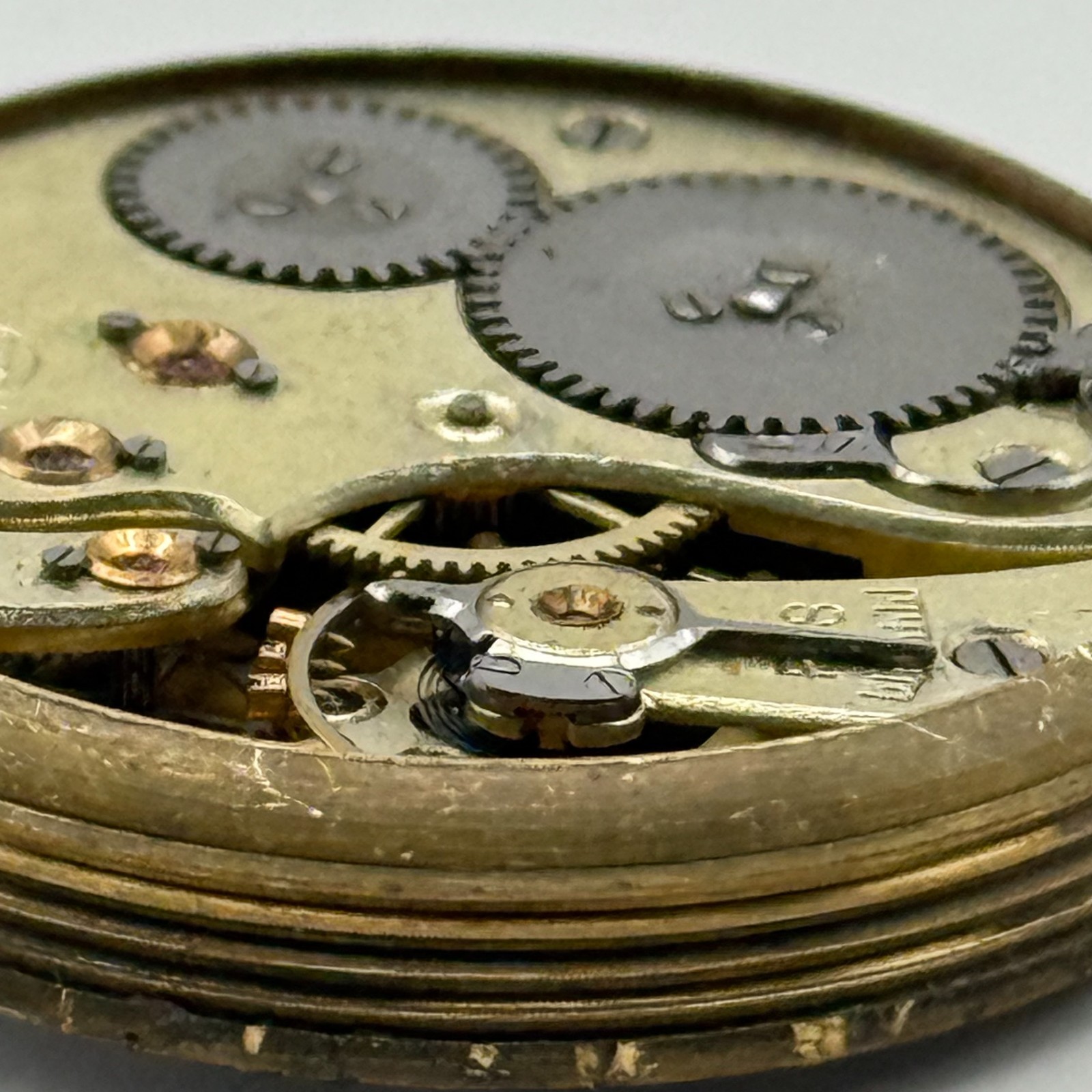 IWC Borgel Trench Watch Movement Peerless High Grade S&Co Manual Parts 29.6mm