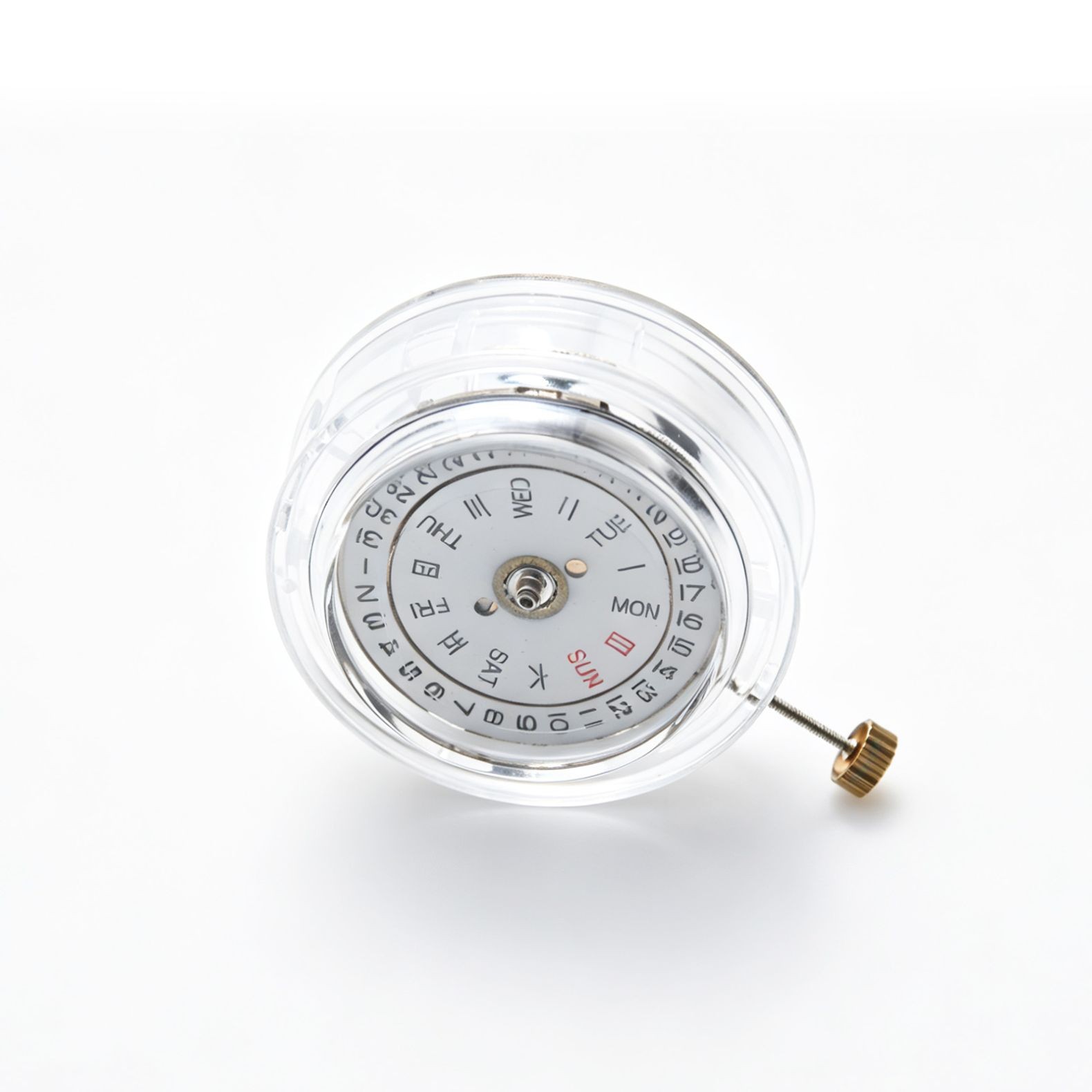25mm Dual Calendar At 3 Automatic Mechanical Watch Movement For Miyota 8205 8200