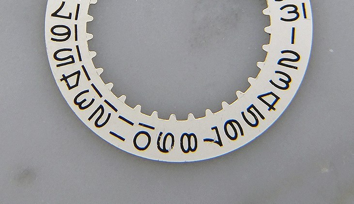 Rare Genuine Rolex Submariner GMT Silver Hook 7 Date Disc Wheel 1560 1570 1575