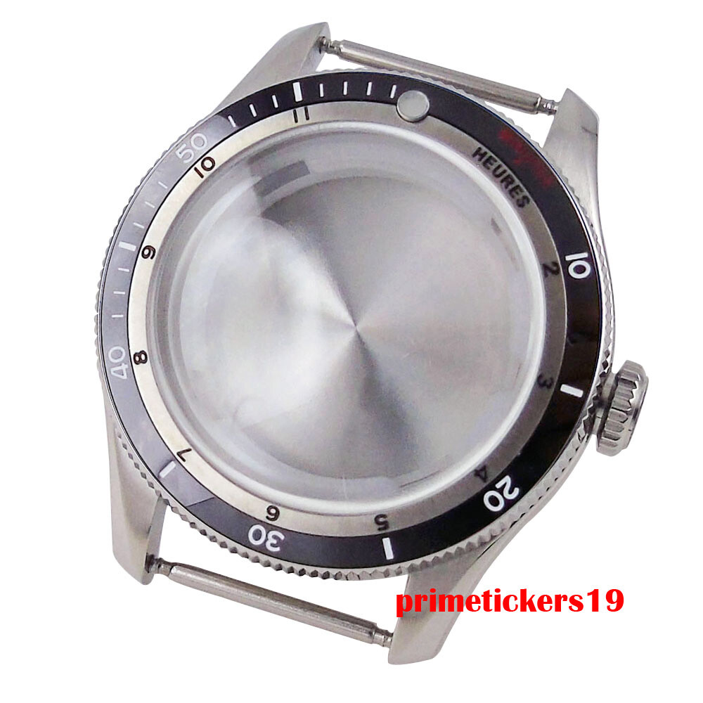 120 Clicks Double Domed Sapphire 20bar 40mm Watch Case Bracelet Fit NH35 PT5000