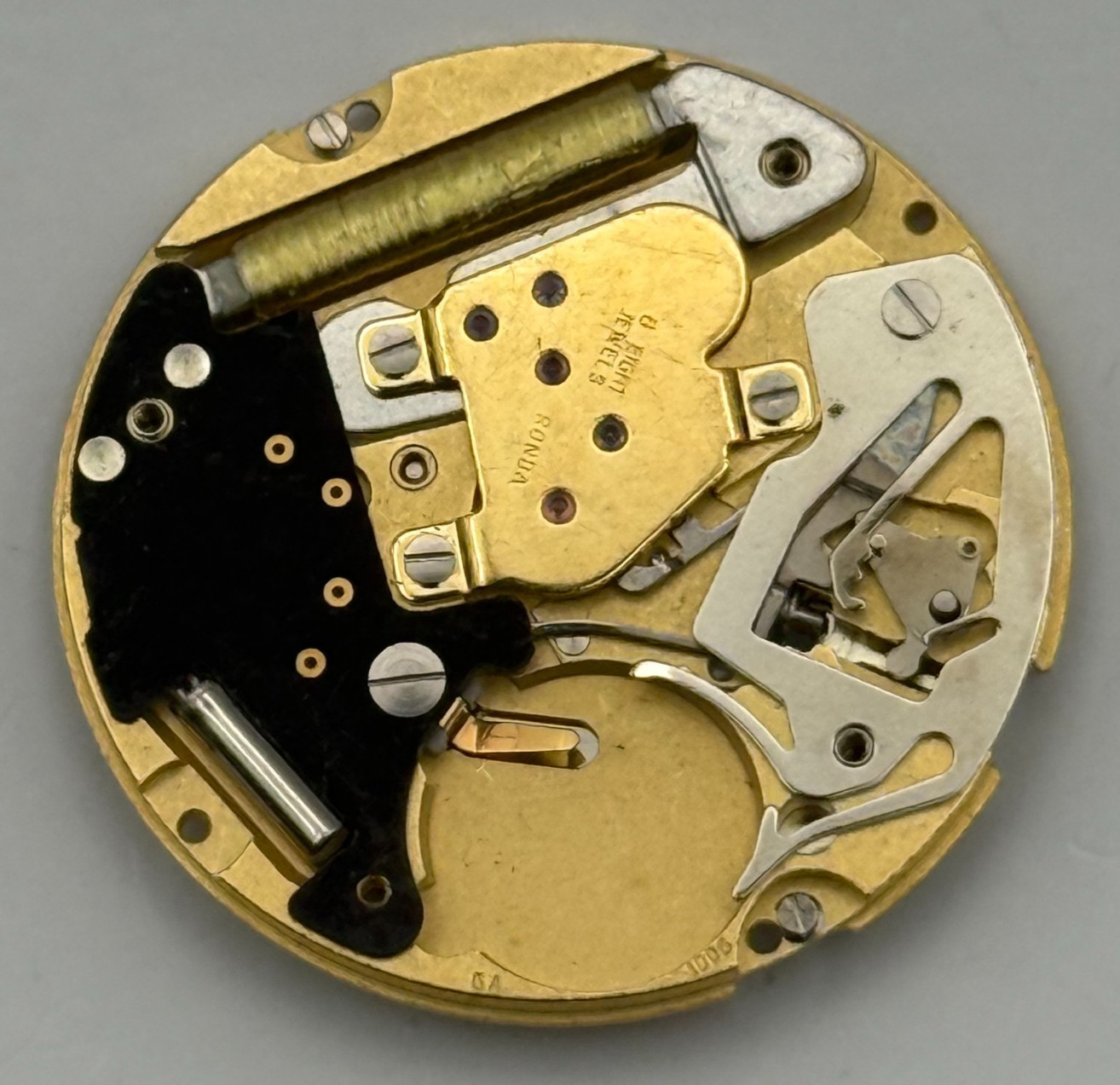 Ronda 1006 Watch Movement Quartz Swiss Date 8 Jewels Vintage Parts Repair 23.8mm