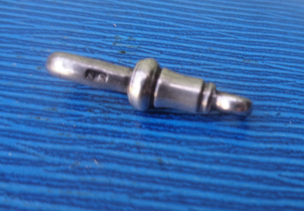 Silver DOG CLIP Fastener for Watch Chain etc by Samuel Smith 2.4 gram