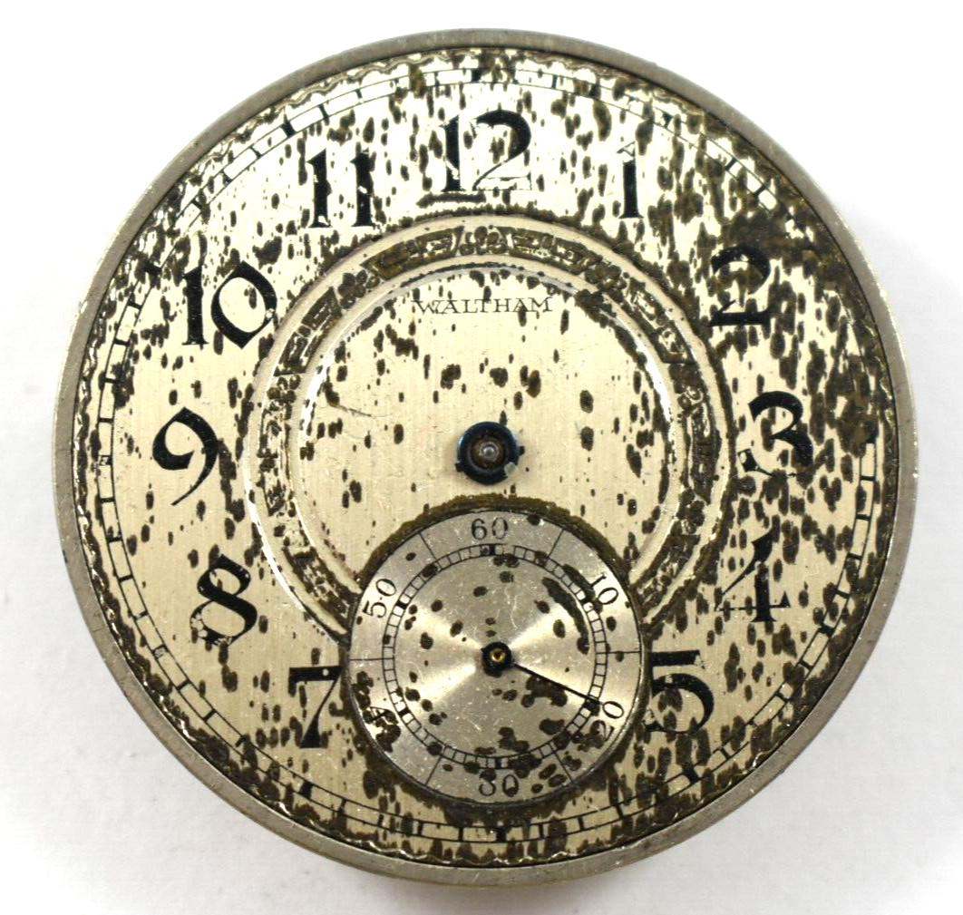 Vintage Waltham Grade 225 12s 17J OF Pocket Watch Movement lot.qk