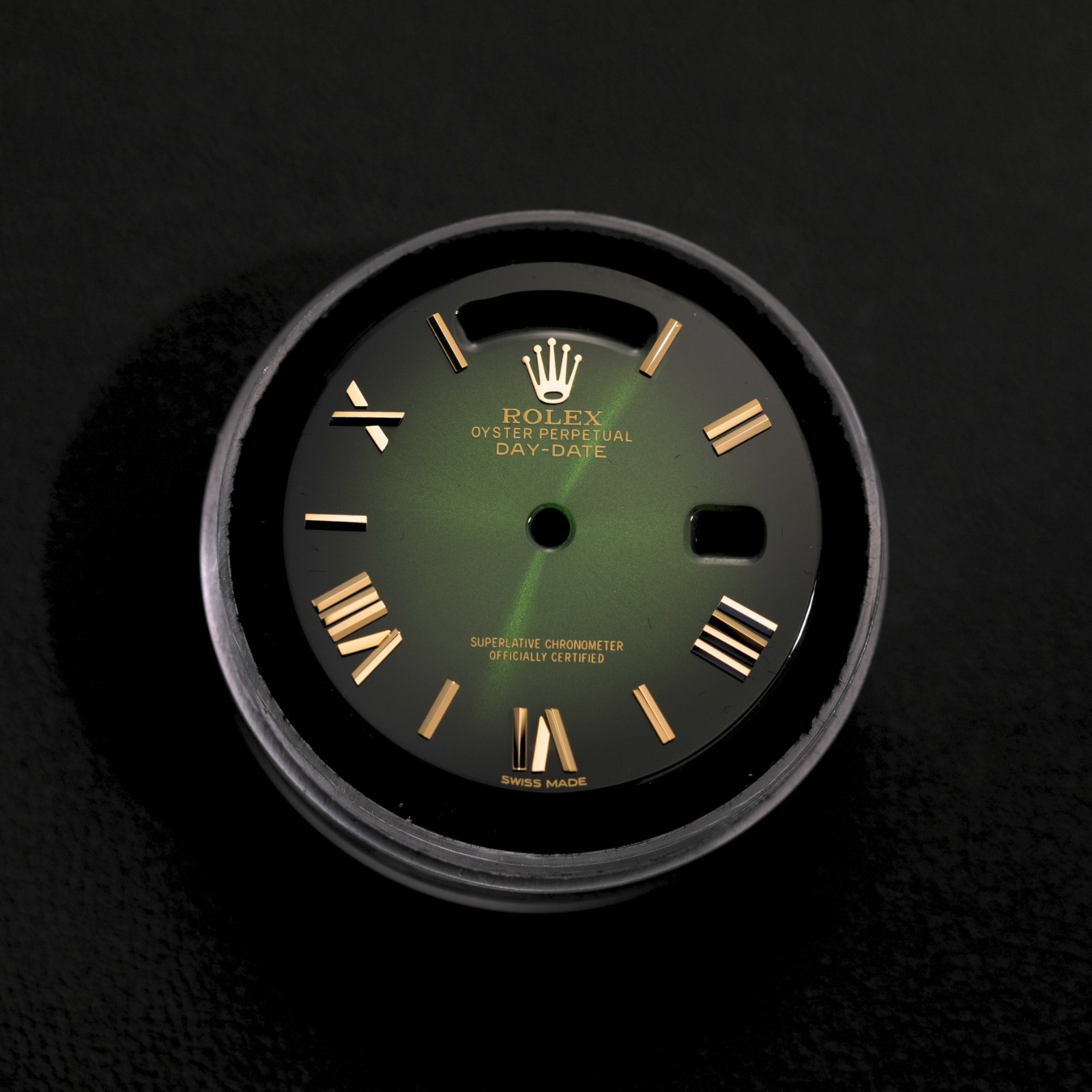 Rolex 36mm Custom Green Roman Dial for Day-Date & Presidential Watches